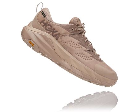 Hoka One One Kaha Low GORE-TEX - Sapatos De Caminhada Homem Simply Taupe / Bungee Cord | PT-hdl8hDA